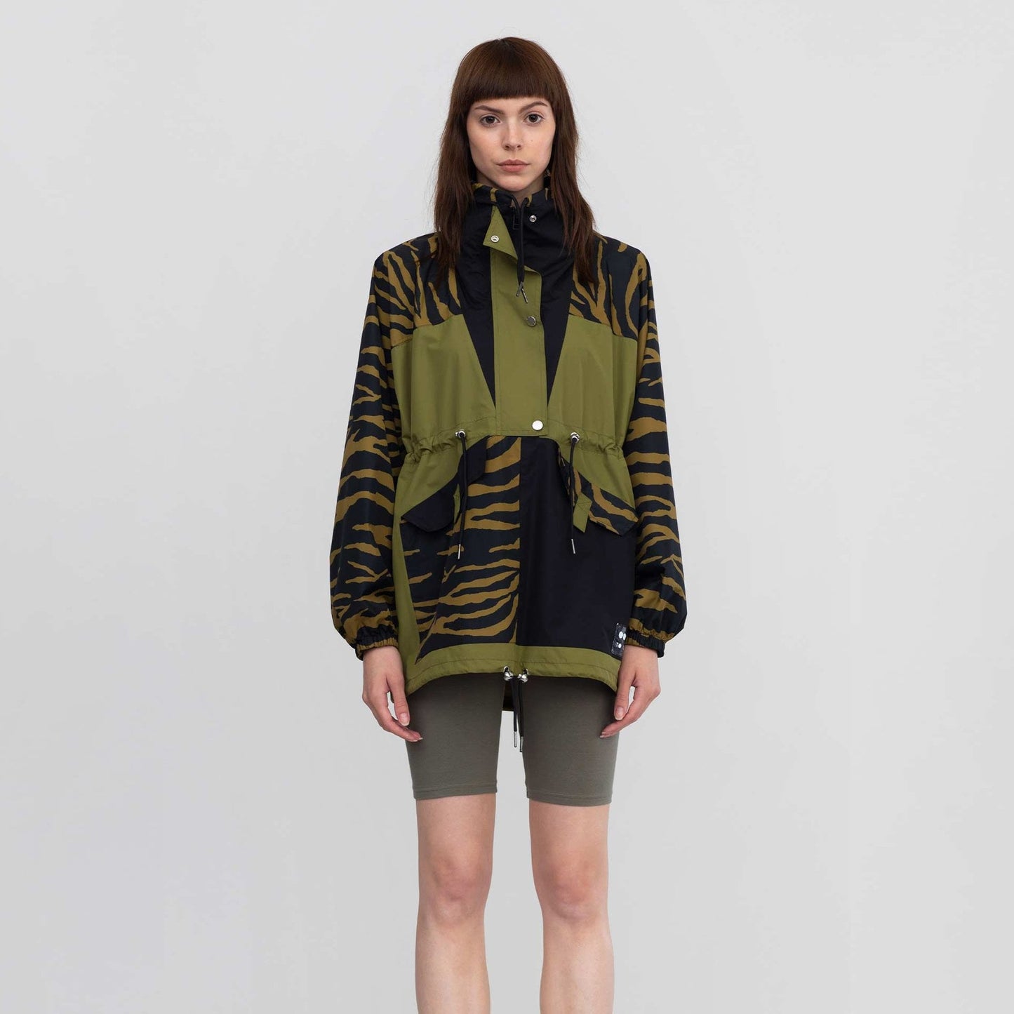 - Waterproof Printed Anorak - Green