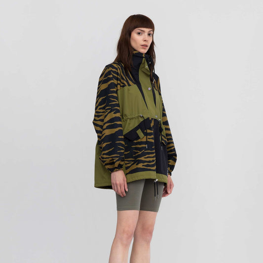 - Waterproof Printed Anorak - Green