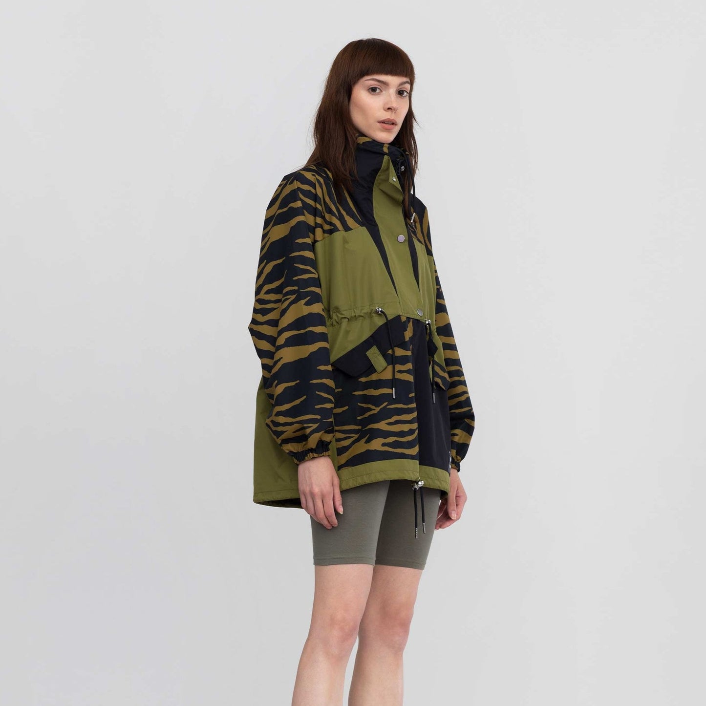 - Waterproof Printed Anorak - Green