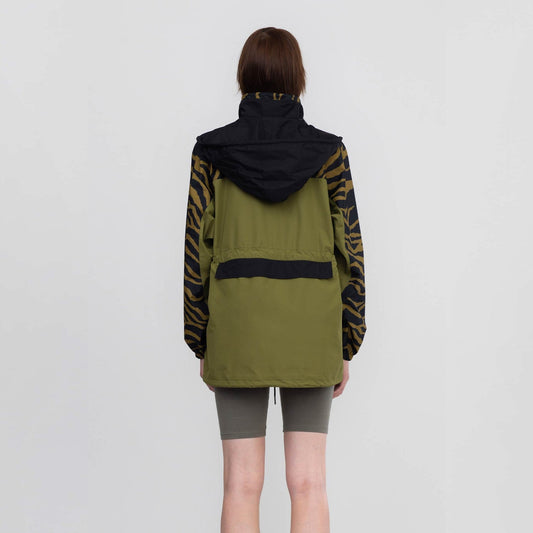 - Waterproof Printed Anorak - Green