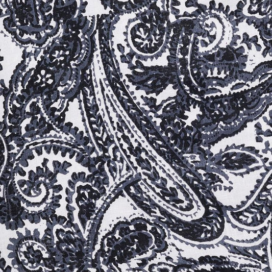 Moira Midi Dress - Faye Paisley Print Charcoal