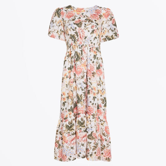Il Riso Midi Dress - Teatro Floral Print