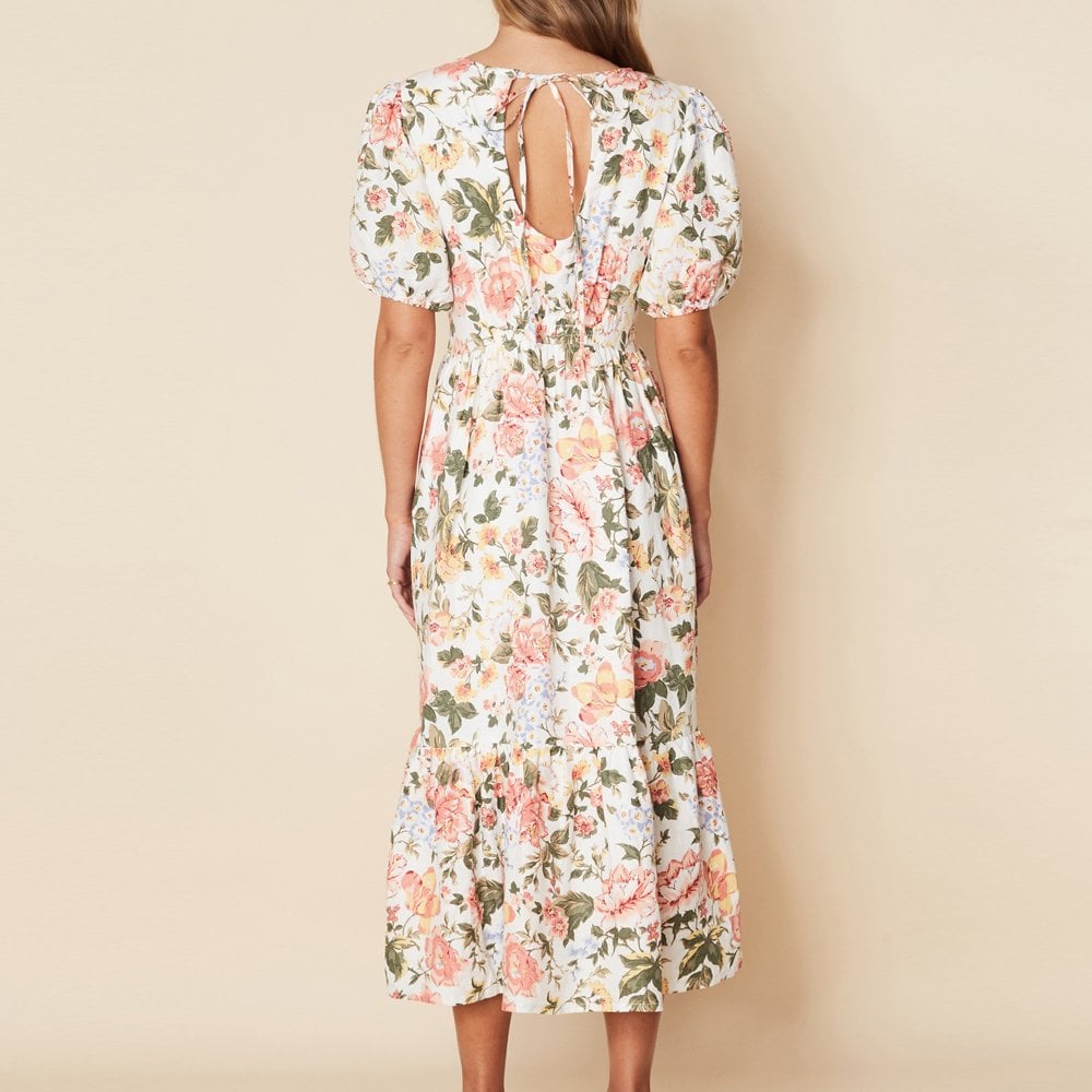Il Riso Midi Dress - Teatro Floral Print