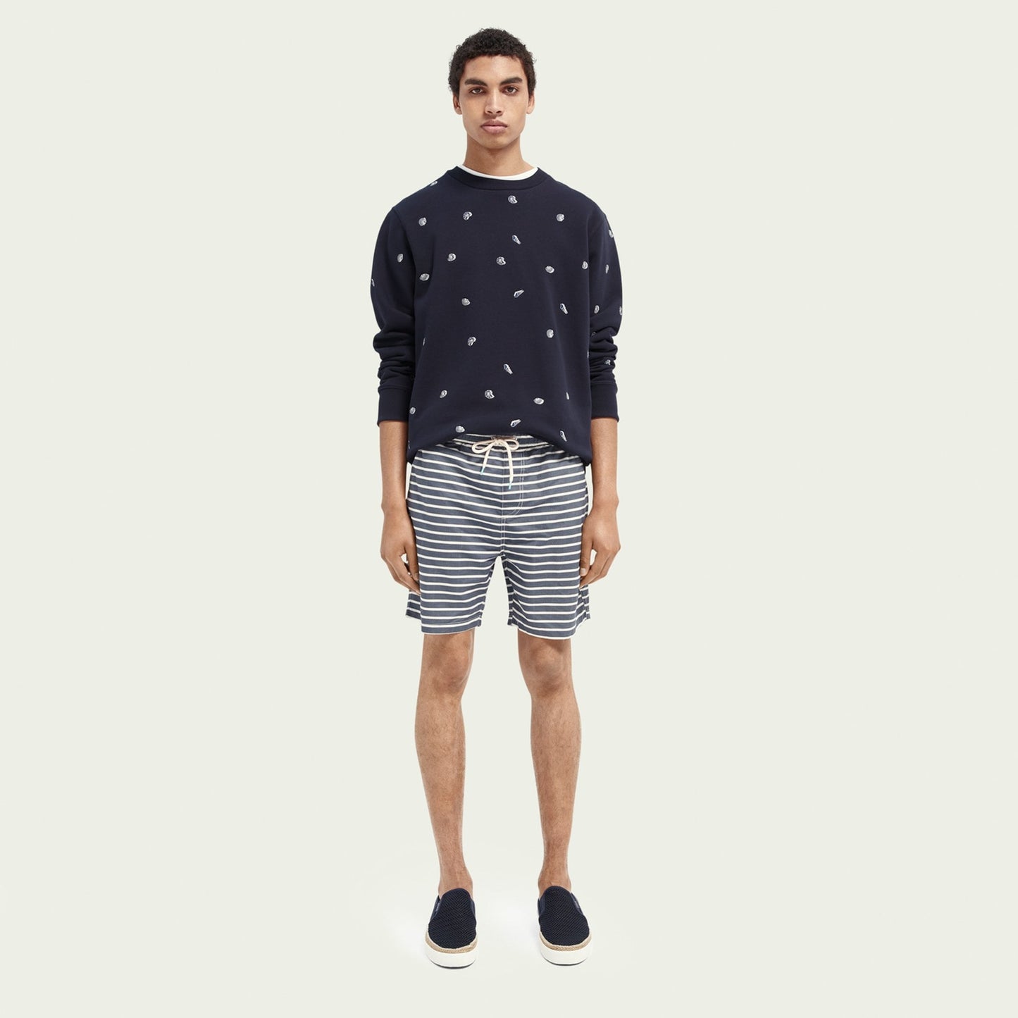 Mid-Length Swim Shorts - Navy