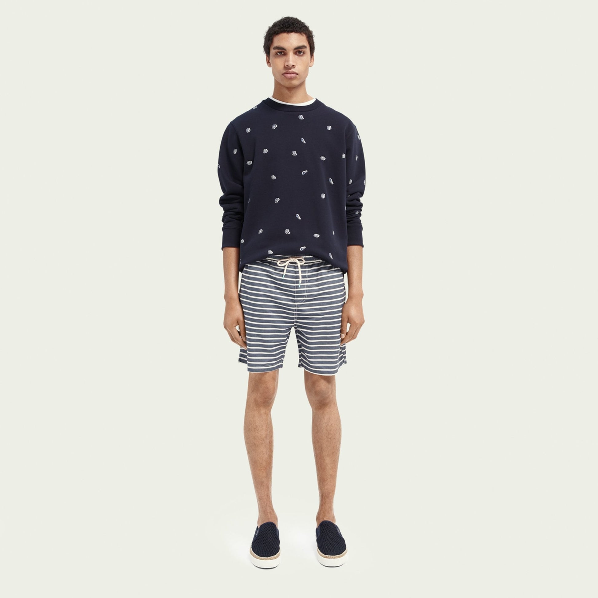 Scotch Mid-Length Swim Shorts - Navy