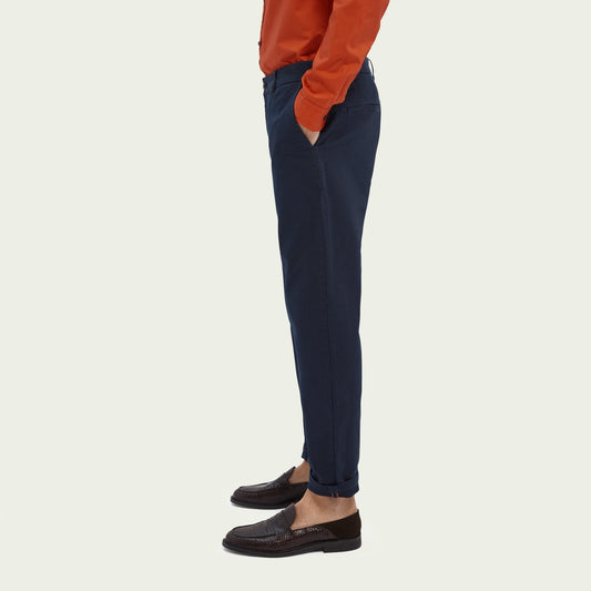 Garment-Dyed Twill Chinos - Navy