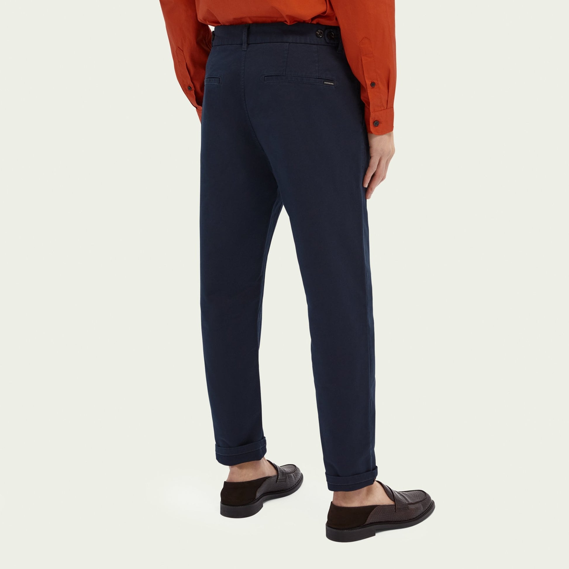 Scotch Garment-Dyed Twill Chinos - Navy