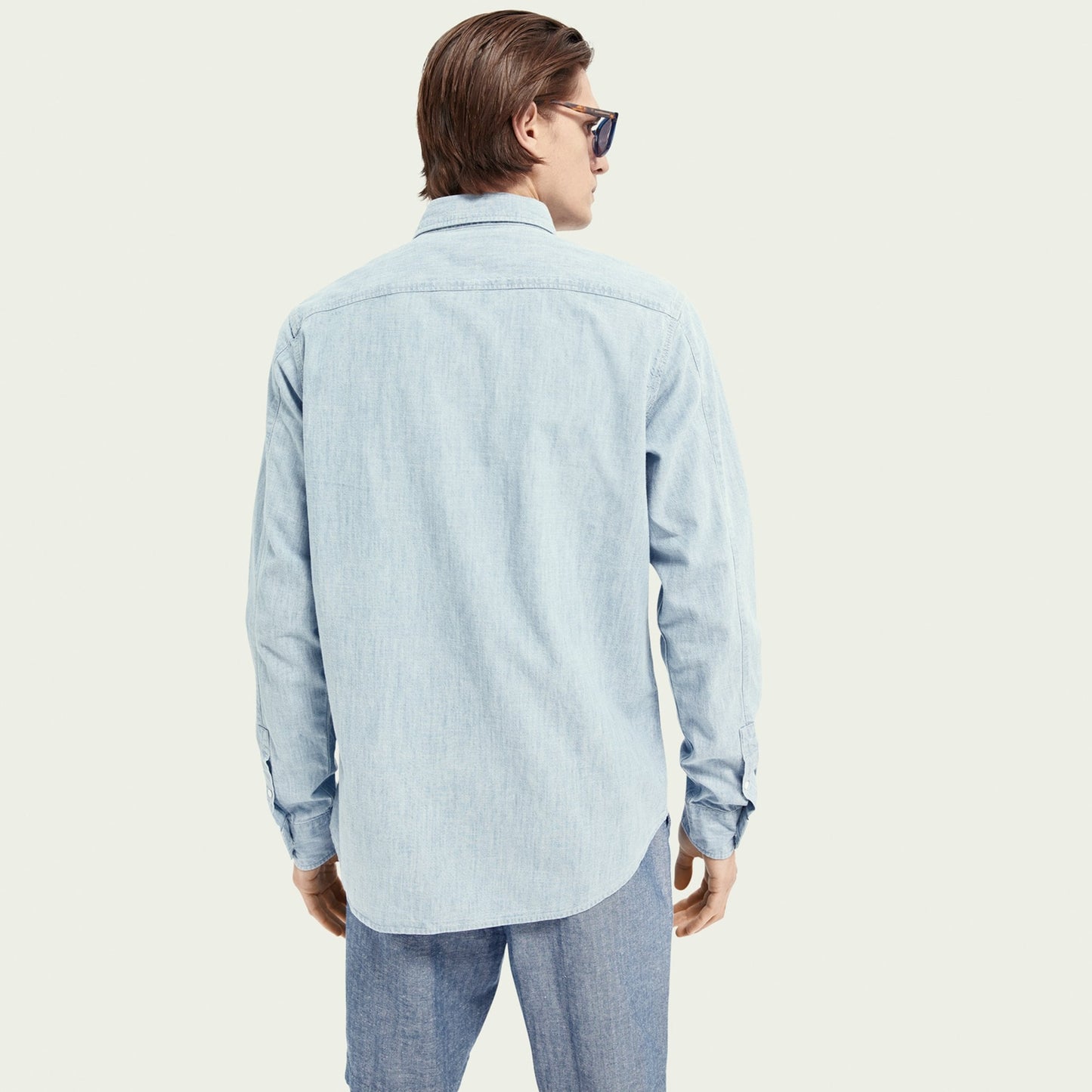 - Chambray Shirt - Blue