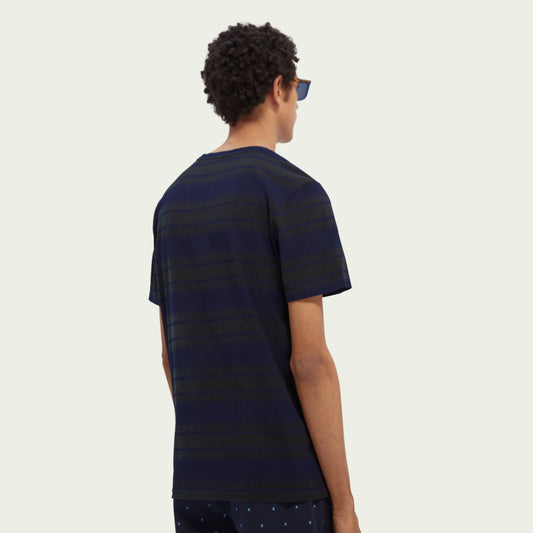 - Stripe T-Shirt - Navy