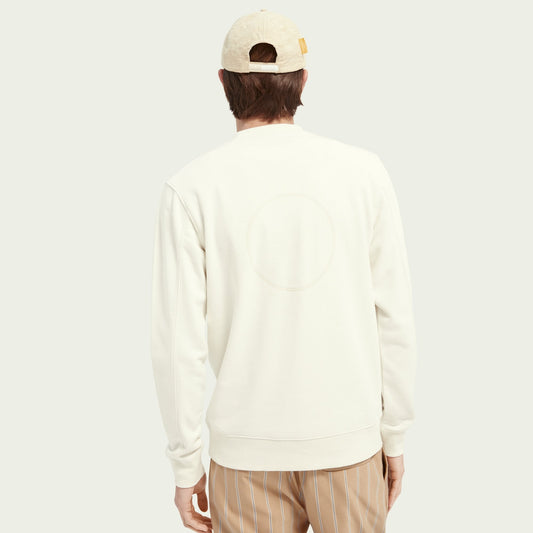 - Organic Cotton-Blend Sweatshirt - White