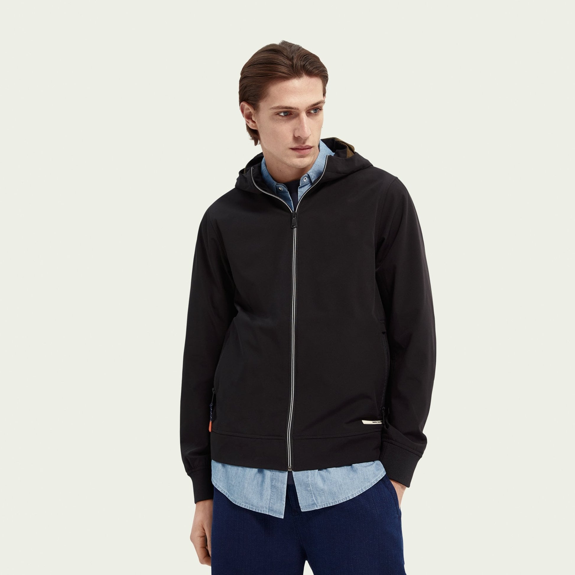 Scotch Hooded Jacket - Black