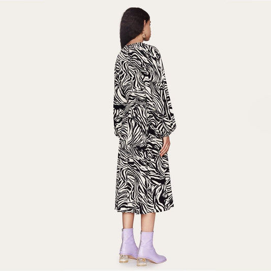 - Rosen Dress - Zebra Black