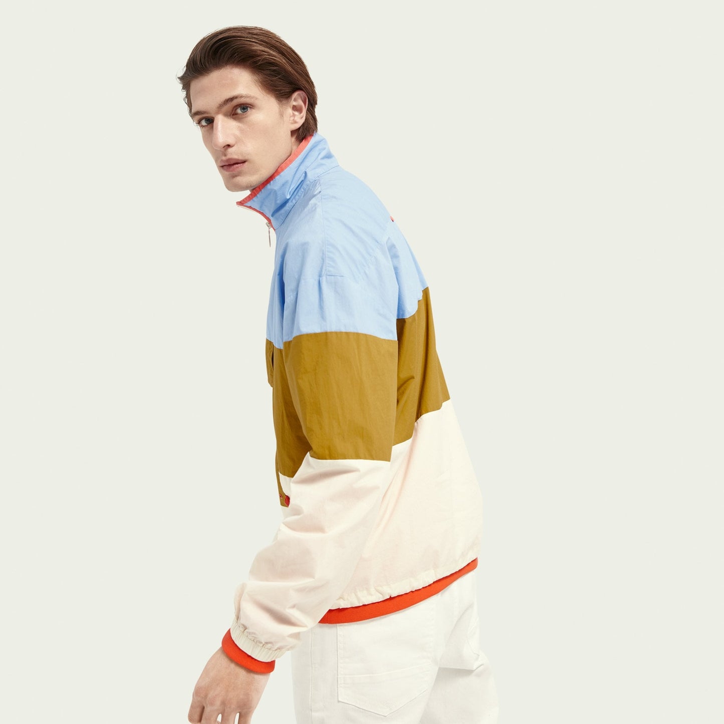 - Colour-Block Anorak - Multi