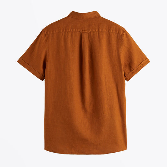 - Short Sleeve Shirt - Tobacco