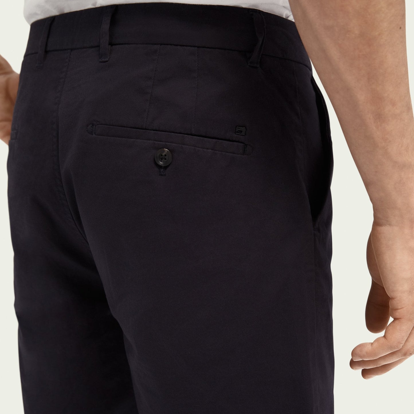 - Stuart - Cotton-Stretch Shorts - Navy