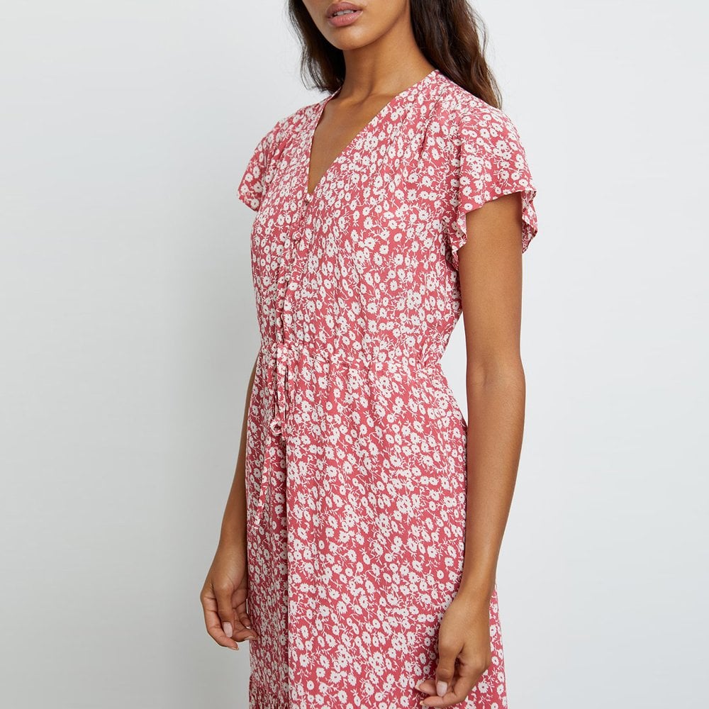 Kiki Dress - Scarlet Camellia