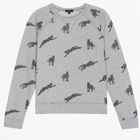- Theo Sweatshirt - Heather Grey Jaguar
