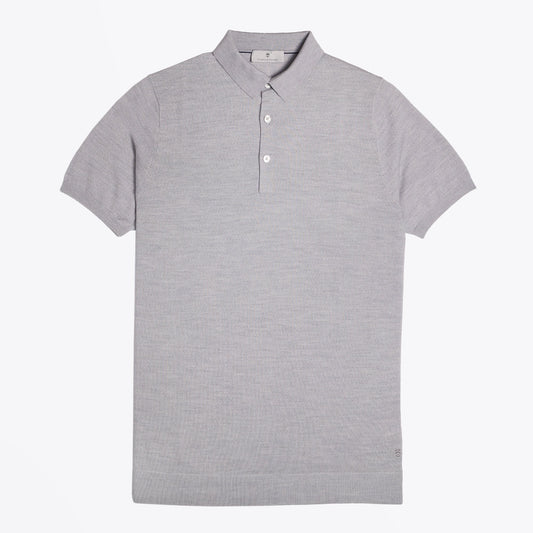 Merino Polo Shirt - Grey