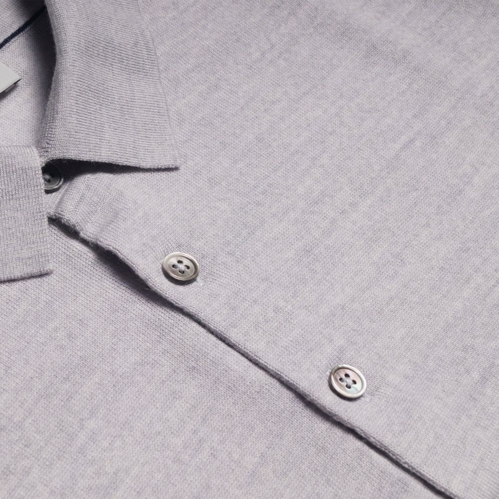 Thomas Merino Polo Shirt - Grey