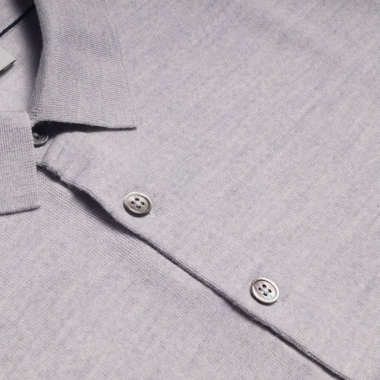 Merino Polo Shirt - Grey
