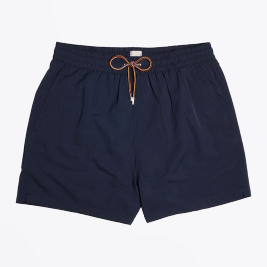 Multi-Coloured Drawcord Swim Shorts - Navy