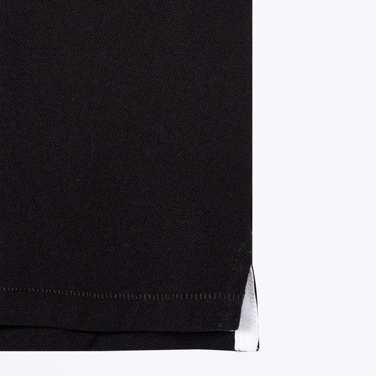 - 'Happy' Polo Shirt - Black