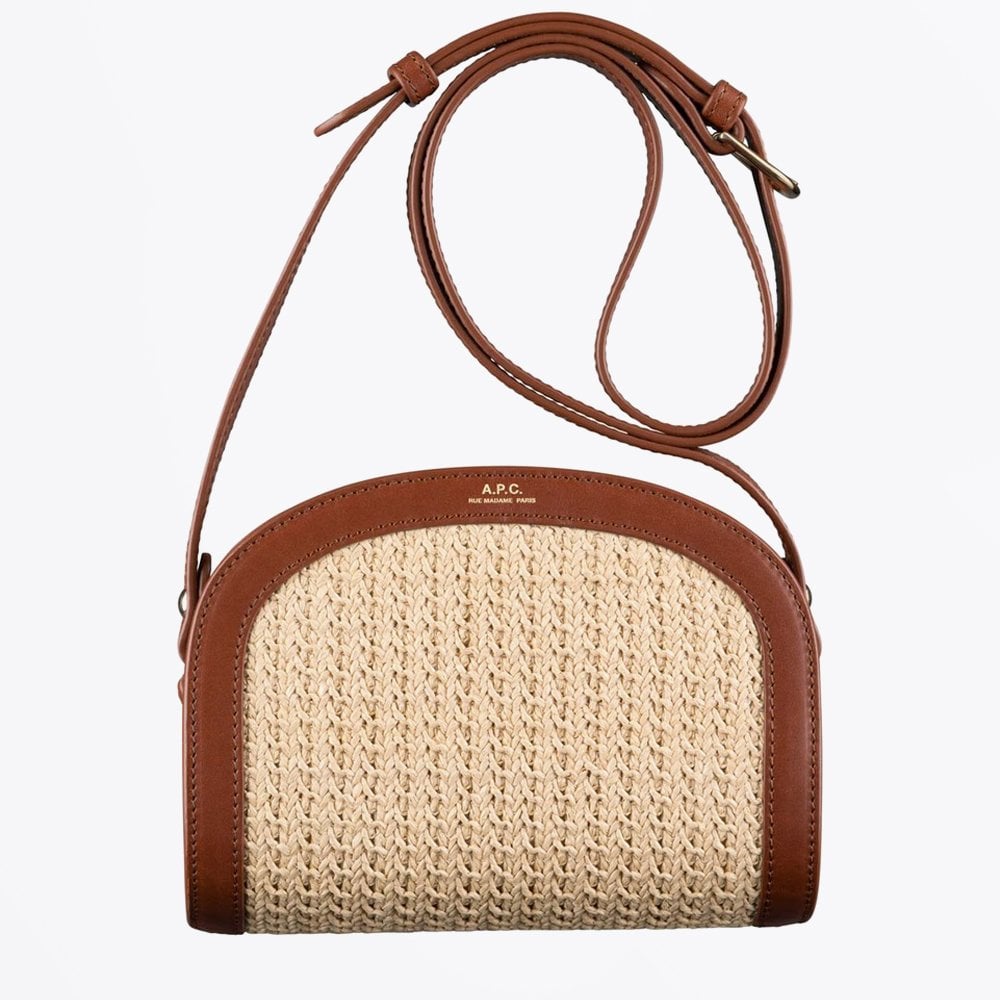 A.P.C. Half Moon Bag - Canvas Hazelnut