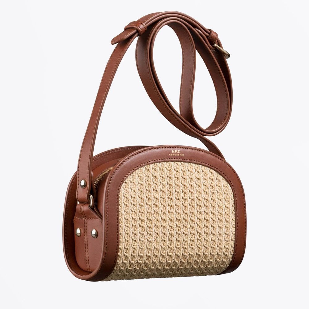 A.P.C. Half Moon Bag - Canvas Hazelnut