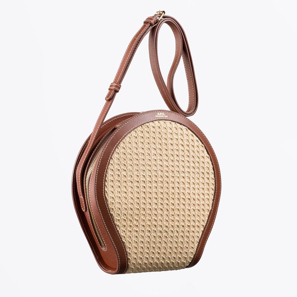 Myla Raffia Bag - Hazelnut