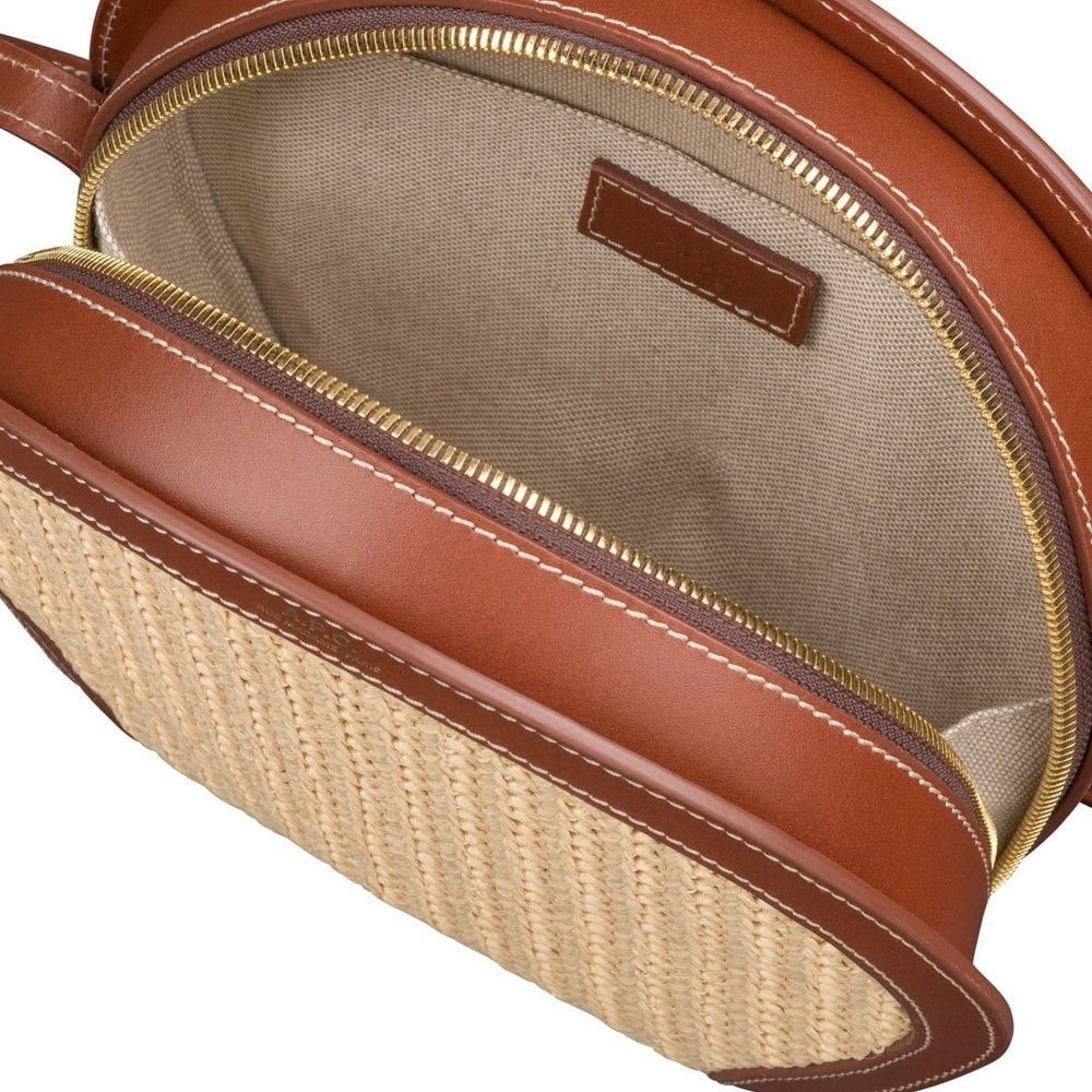 A.P.C. Myla Raffia Bag - Hazelnut