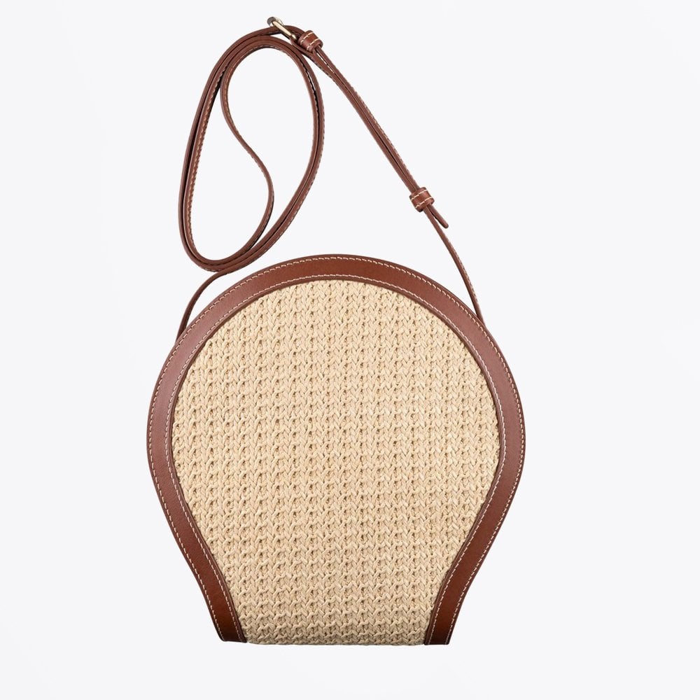 A.P.C. Myla Raffia Bag - Hazelnut