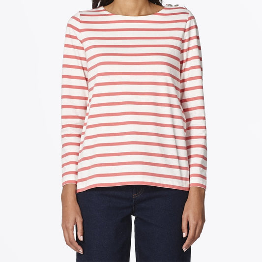 - Ally Sailor Striped Tee - Pink