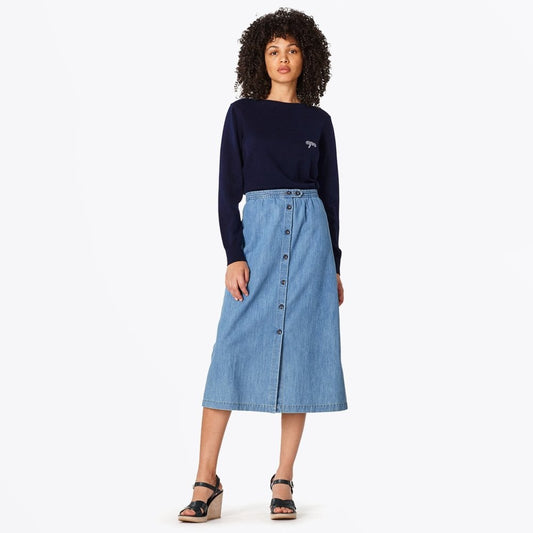 - Deauville Skirt - Pale Blue