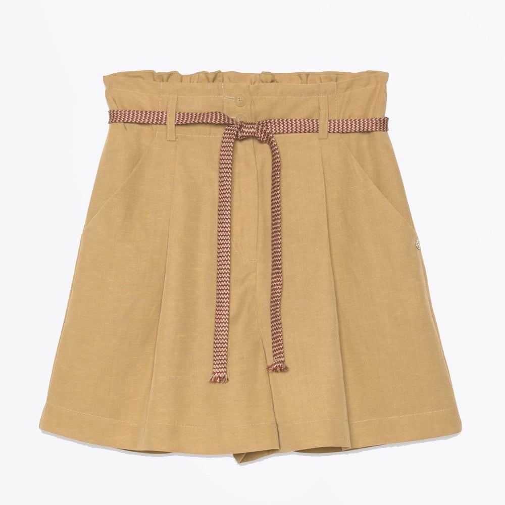 Ottod'Ame - High Waist Shorts - Caramel