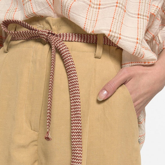 High Waist Shorts - Caramel