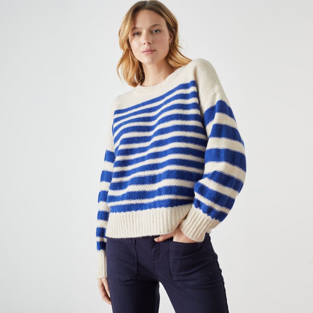 - Macan Stripes Jumper - Blue