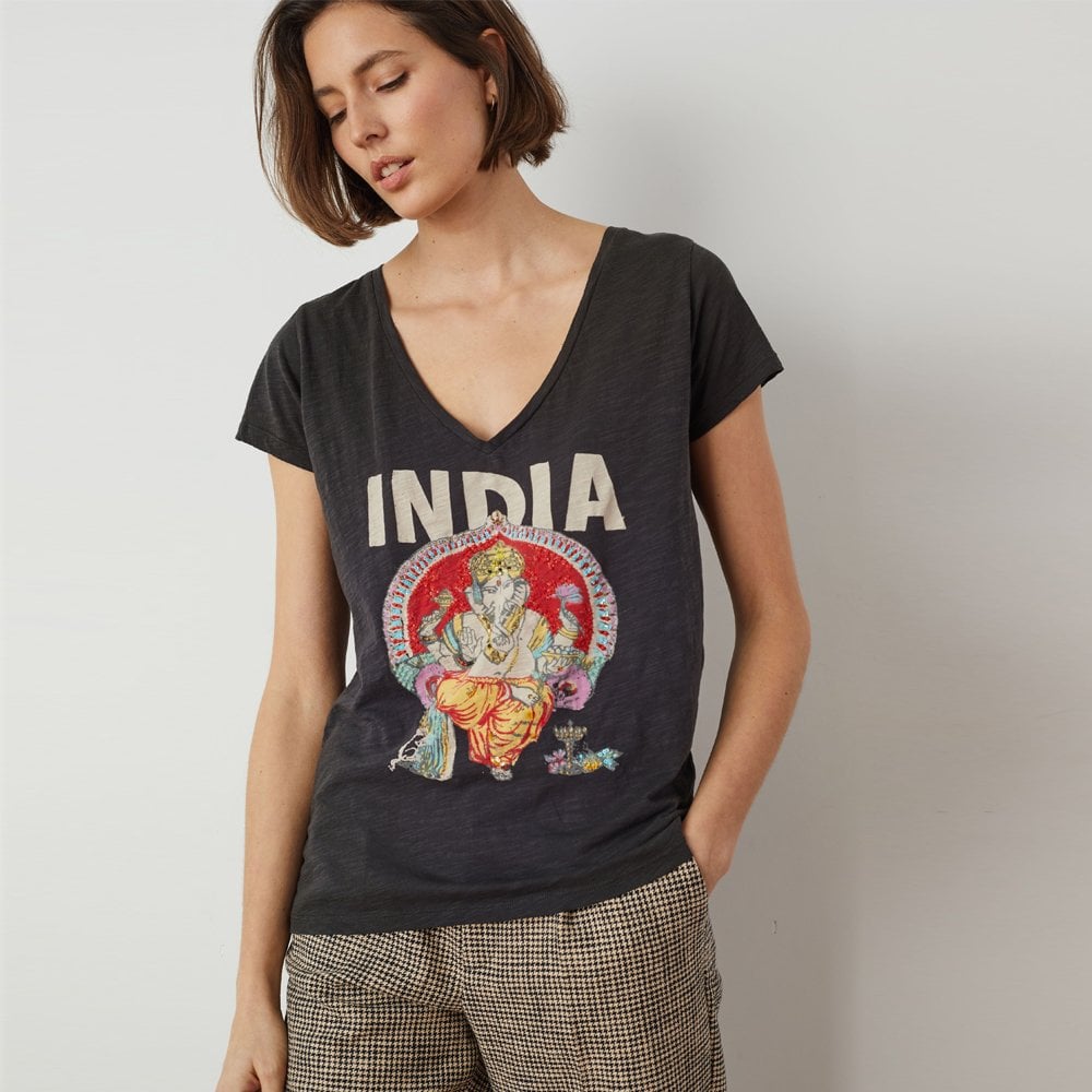 Tonton India T-Shirt - Carbone