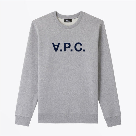 - VPC Brushed Cotton Sweater - Grey