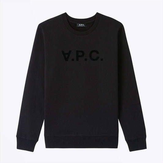 - VPC Brushed Cotton Sweater - Black