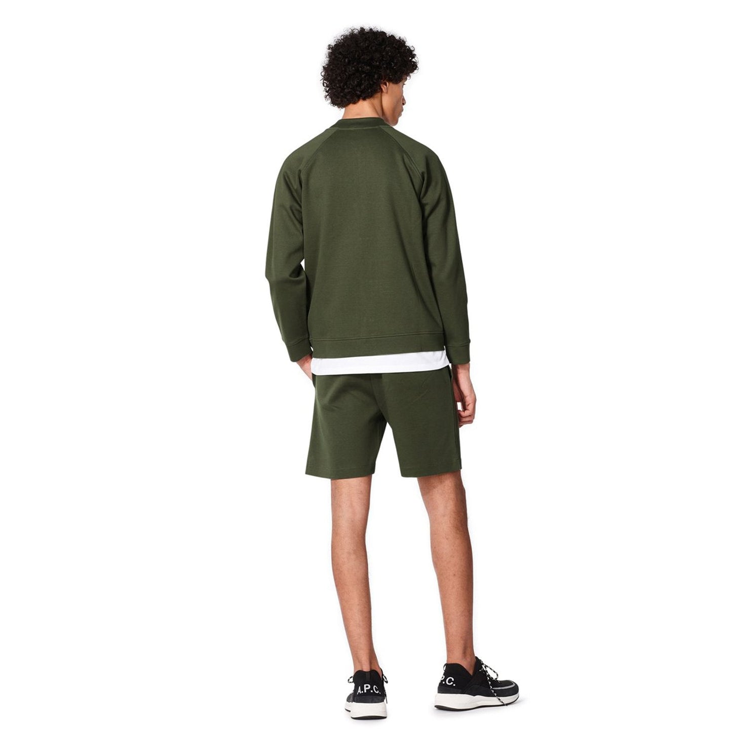 - René - Cotton Drawstring Shorts - Khaki Green