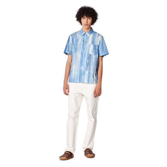 Joseph - Tie-Dye Short-Sleeve Shirt - Blue
