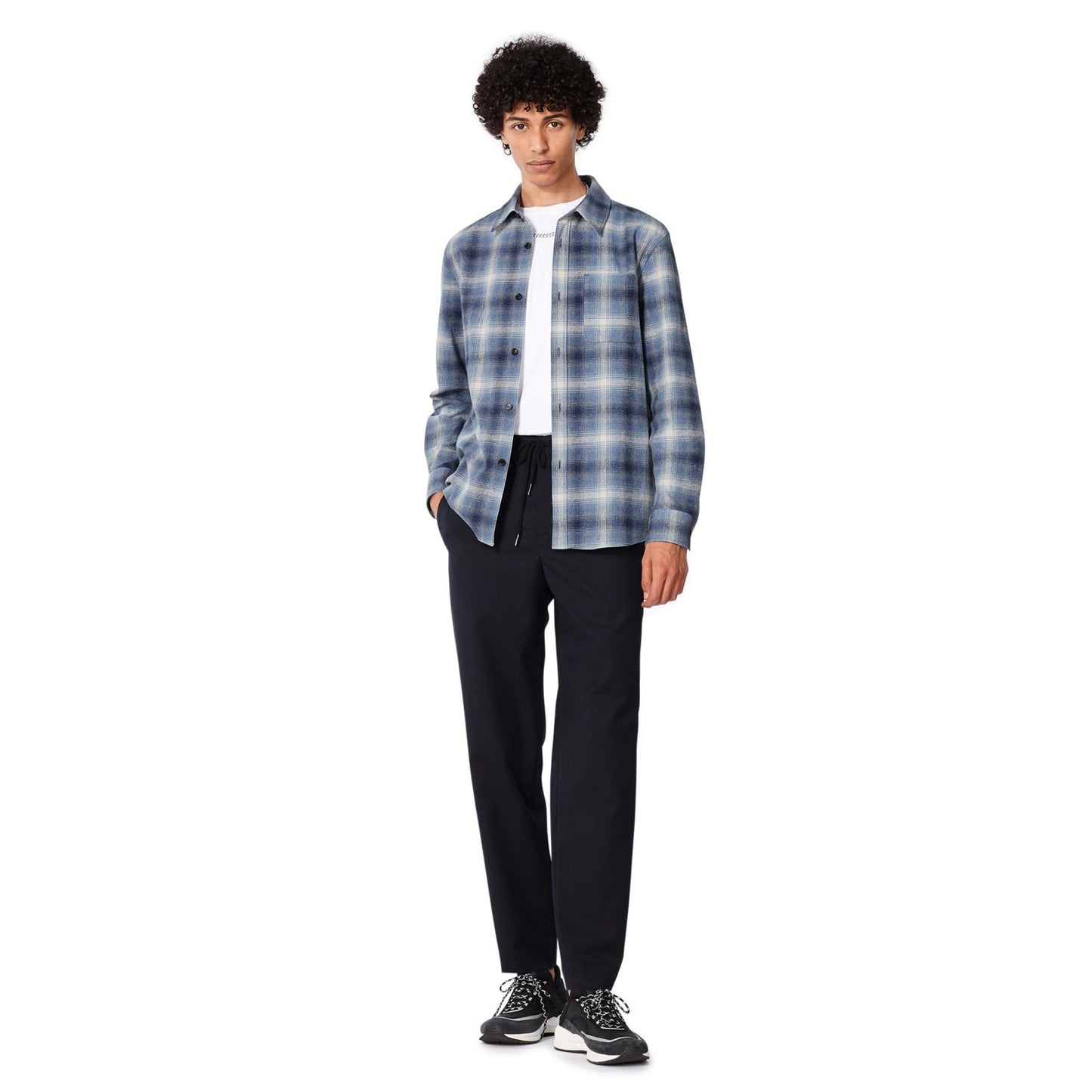 - Trek - Plaid Shirt - Blue