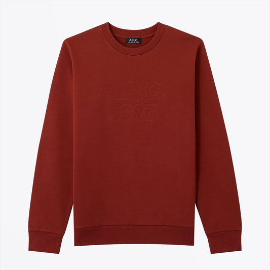 - Dan - Crew Sweatshirt - Burgundy