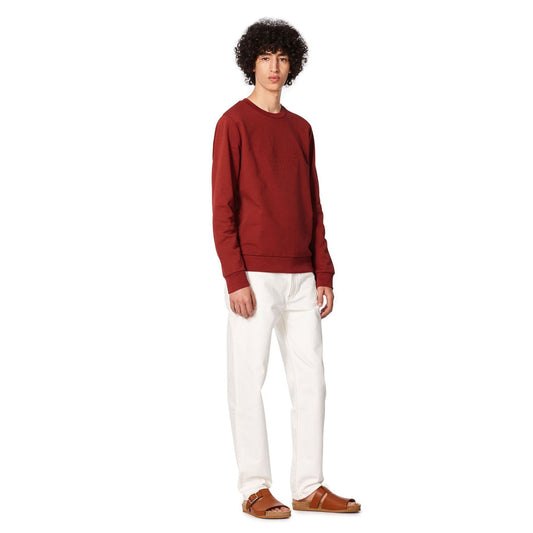 - Dan - Crew Sweatshirt - Burgundy