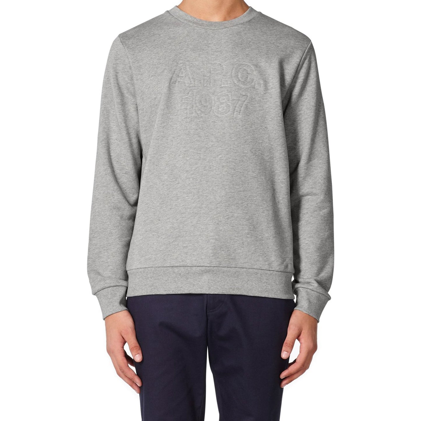 - Dan - Crew Sweatshirt - Heather Grey