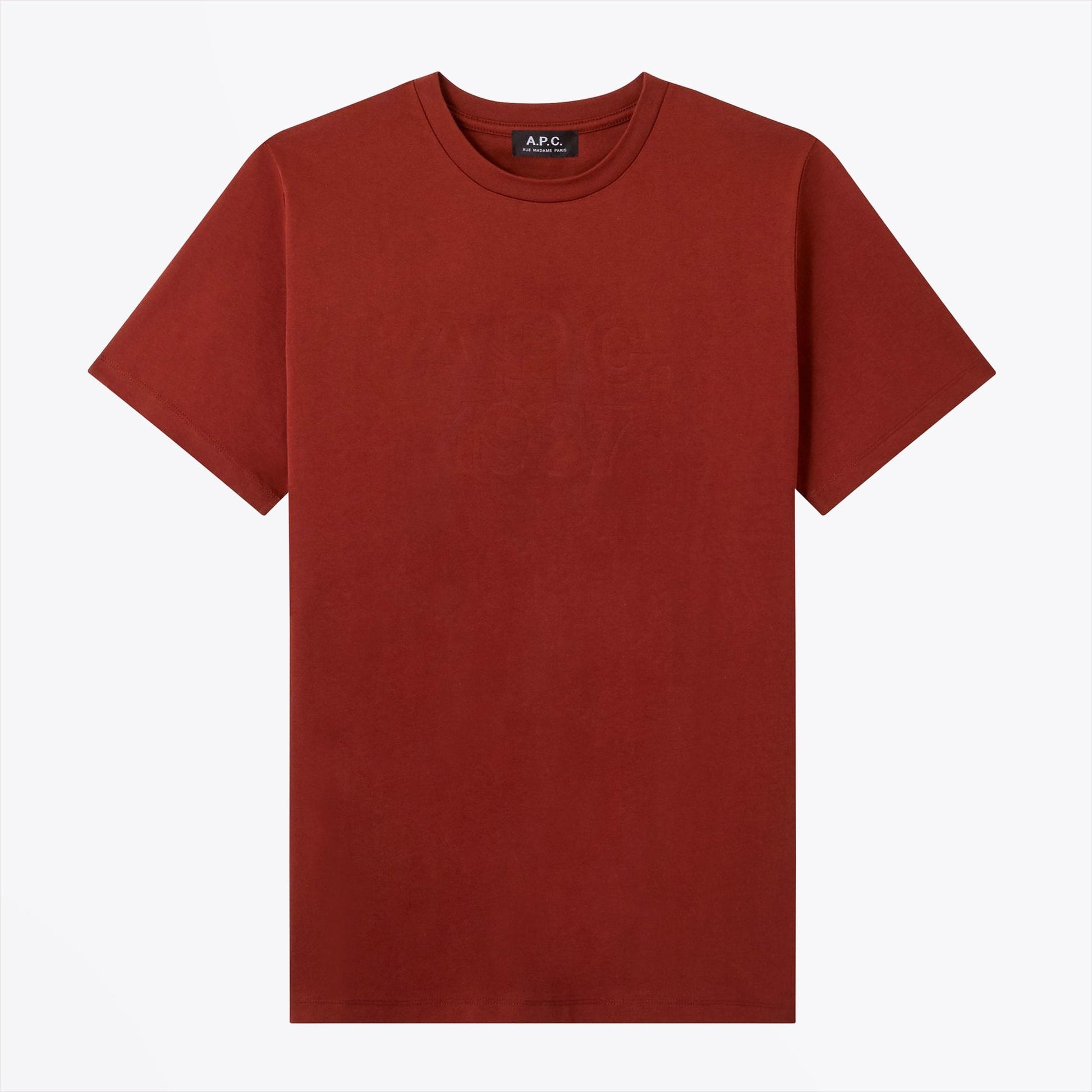 A.P.C. Hartman - Logo T-Shirt - Burgundy