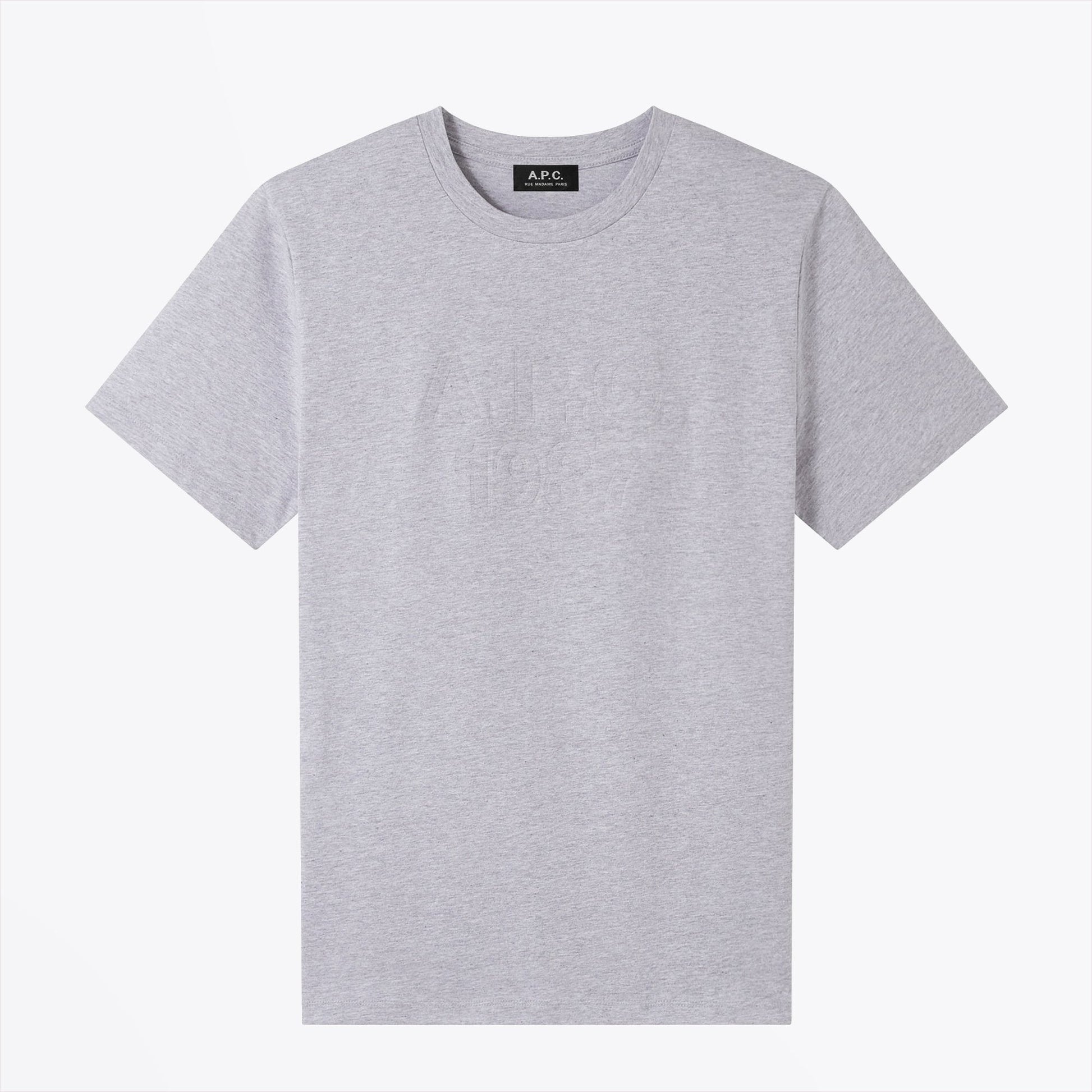 A.P.C. Hartman - Logo T-Shirt - Heather Grey