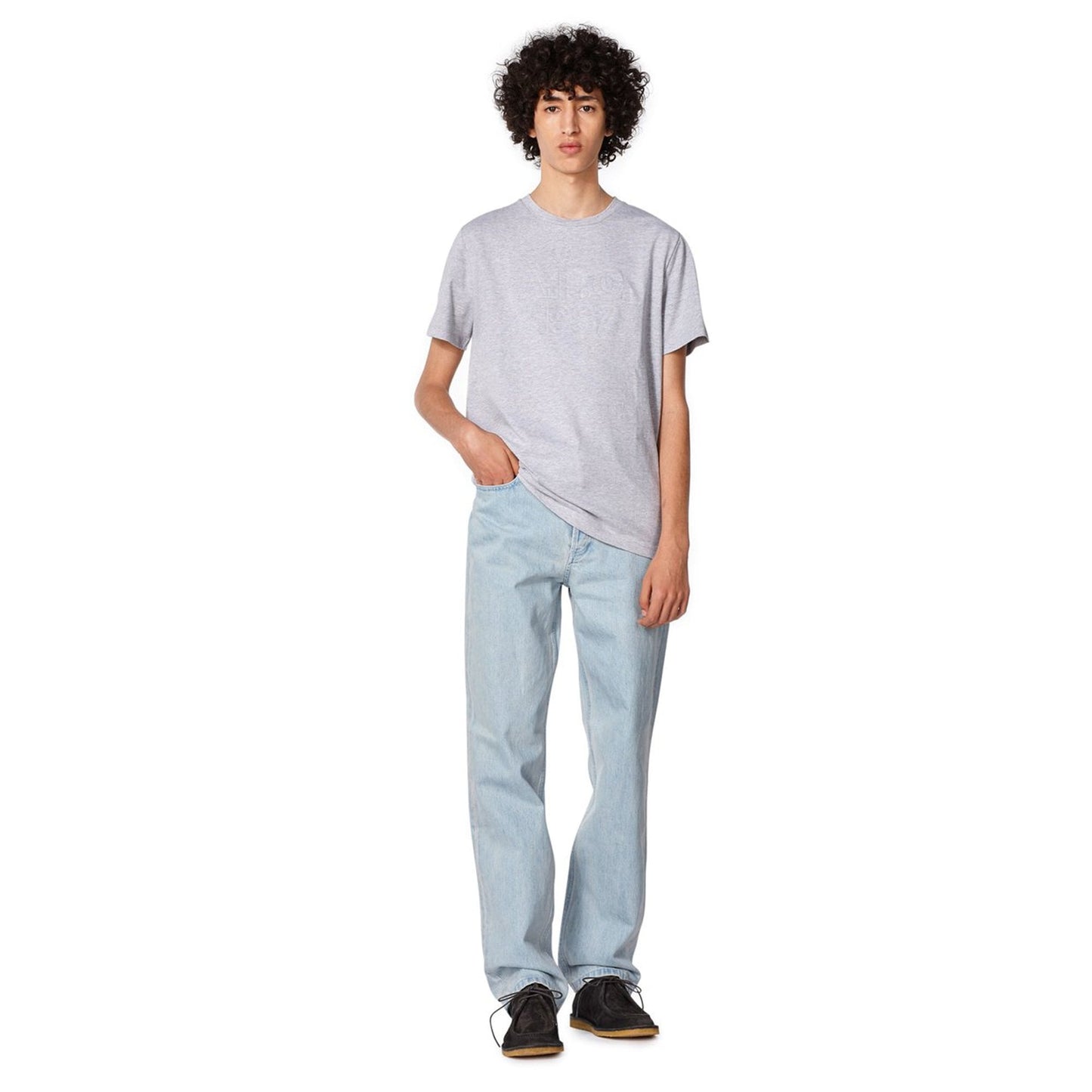 Hartman - Logo T-Shirt - Heather Grey