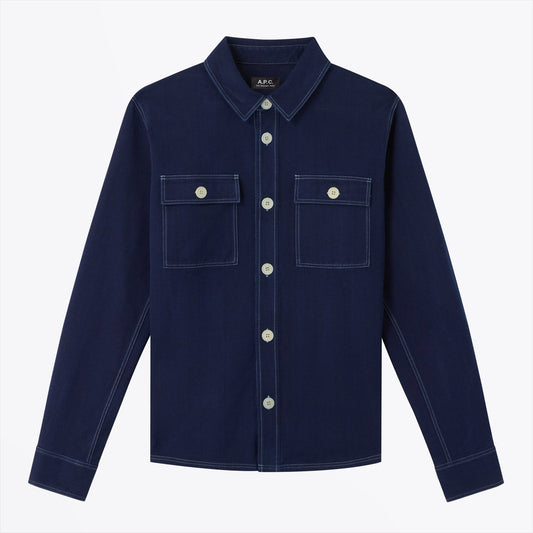 - Bastain - Denim Overshirt - Indigo