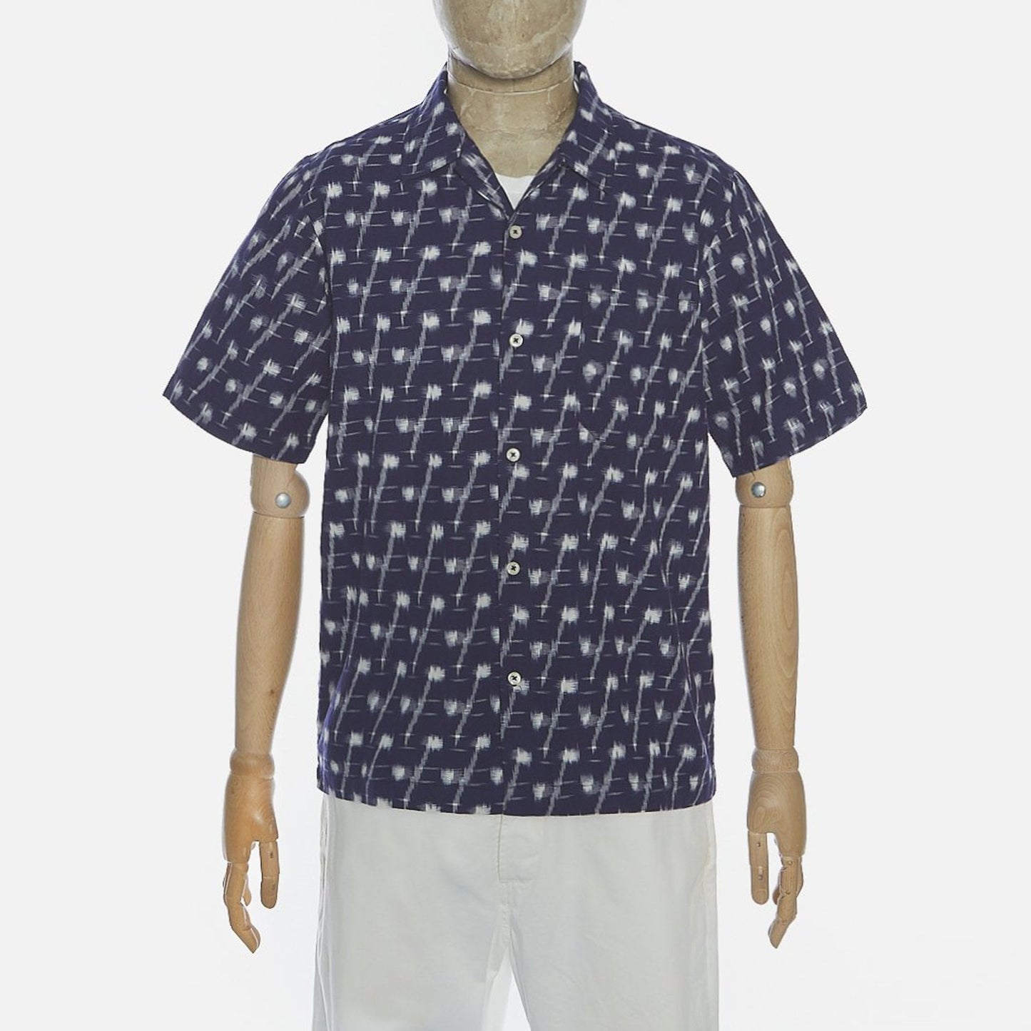 Woven Cotton Shirt - Indigo